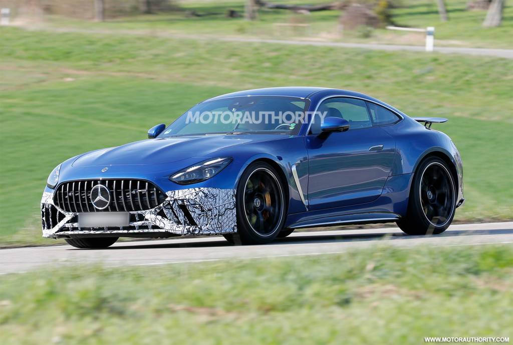 2026 Mercedes-Benz AMG GT 63 S Coupe spy shots - Photo credit: Baldauf