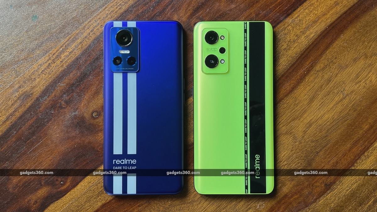 Realme GT Neo 3 back design comparison ndtv RealmeGTNeo3  Realme