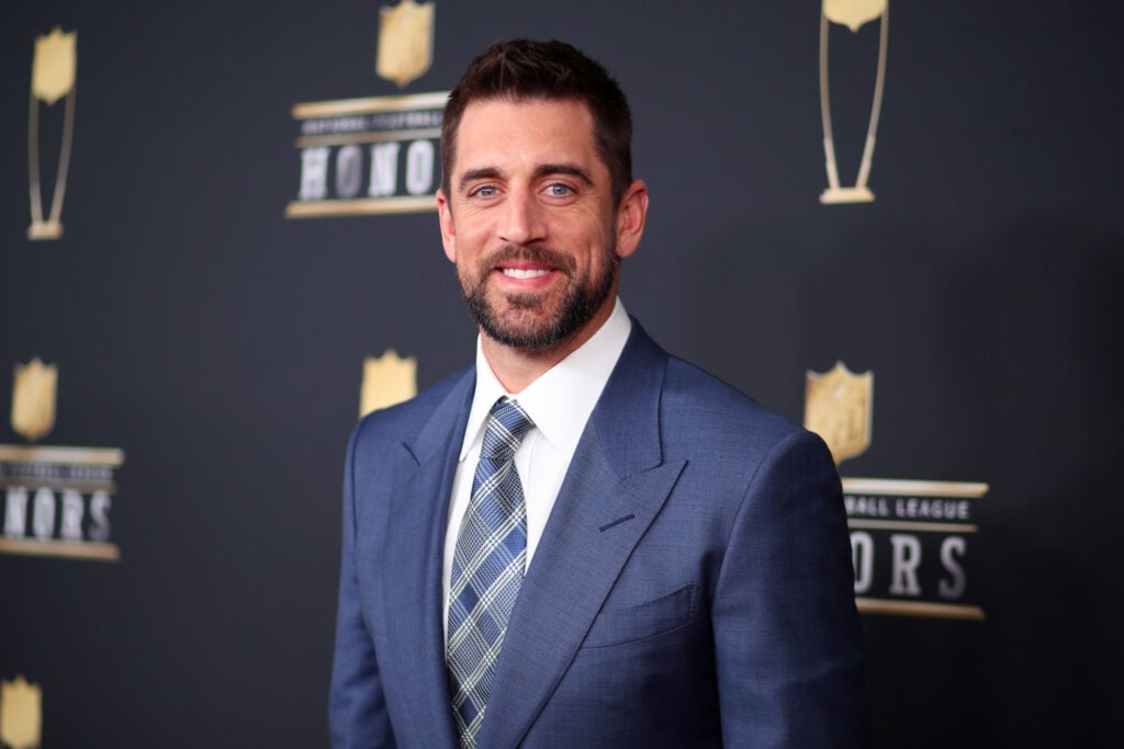 NFL Player Aaron Rodgers attends the NFL Honors at University of Minnesota on February 3, 2018 in Minneapolis, Minnesota.