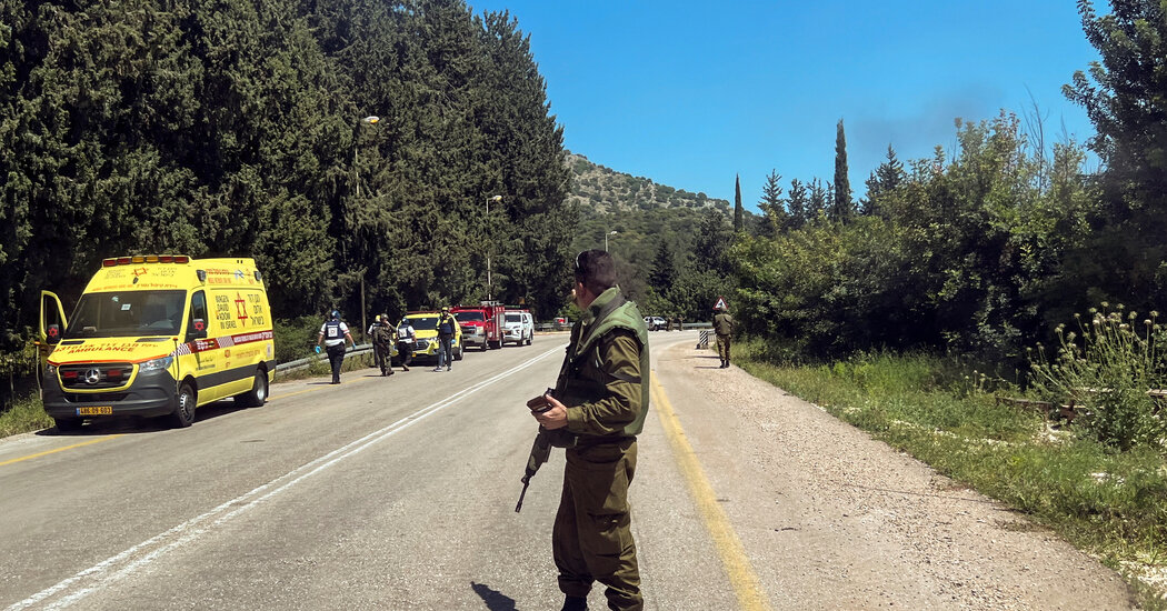 Attack By Hezbollah Injures 14 Israeli Soldiers In Border Village.jpg