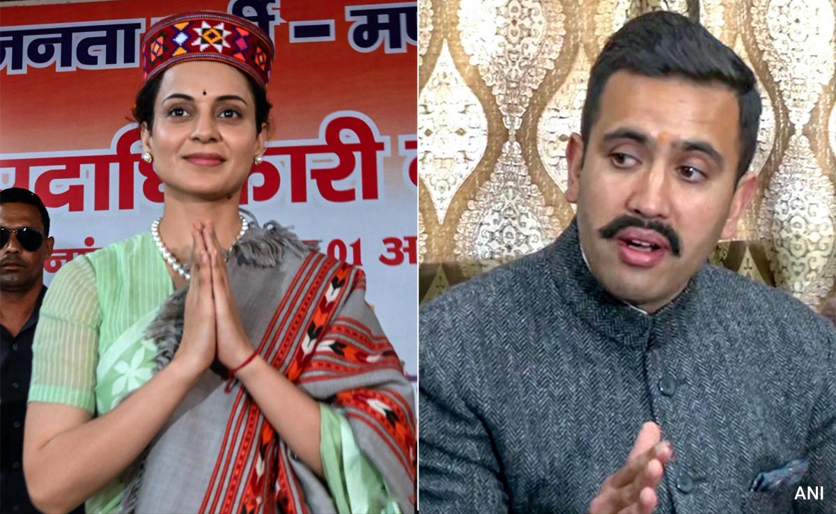 Congress Fields Virbhadra Singhs Son Vikramaditya Singh Against Kangana Ranaut.jpg