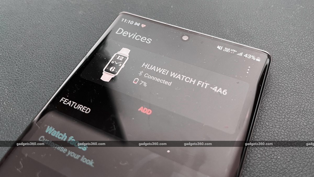 huawei watch fit review app Huawei